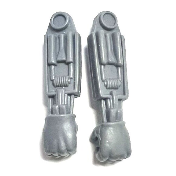 Playmates 1989 TMNT Teenage Mutant Ninja Turtles Authentic Krang Arm Set - Picture 3 of 4